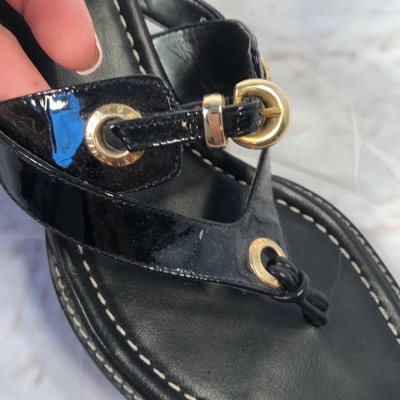 Stuart Weitzman sandals. Size 7.5. Black - Picture 6 of 8